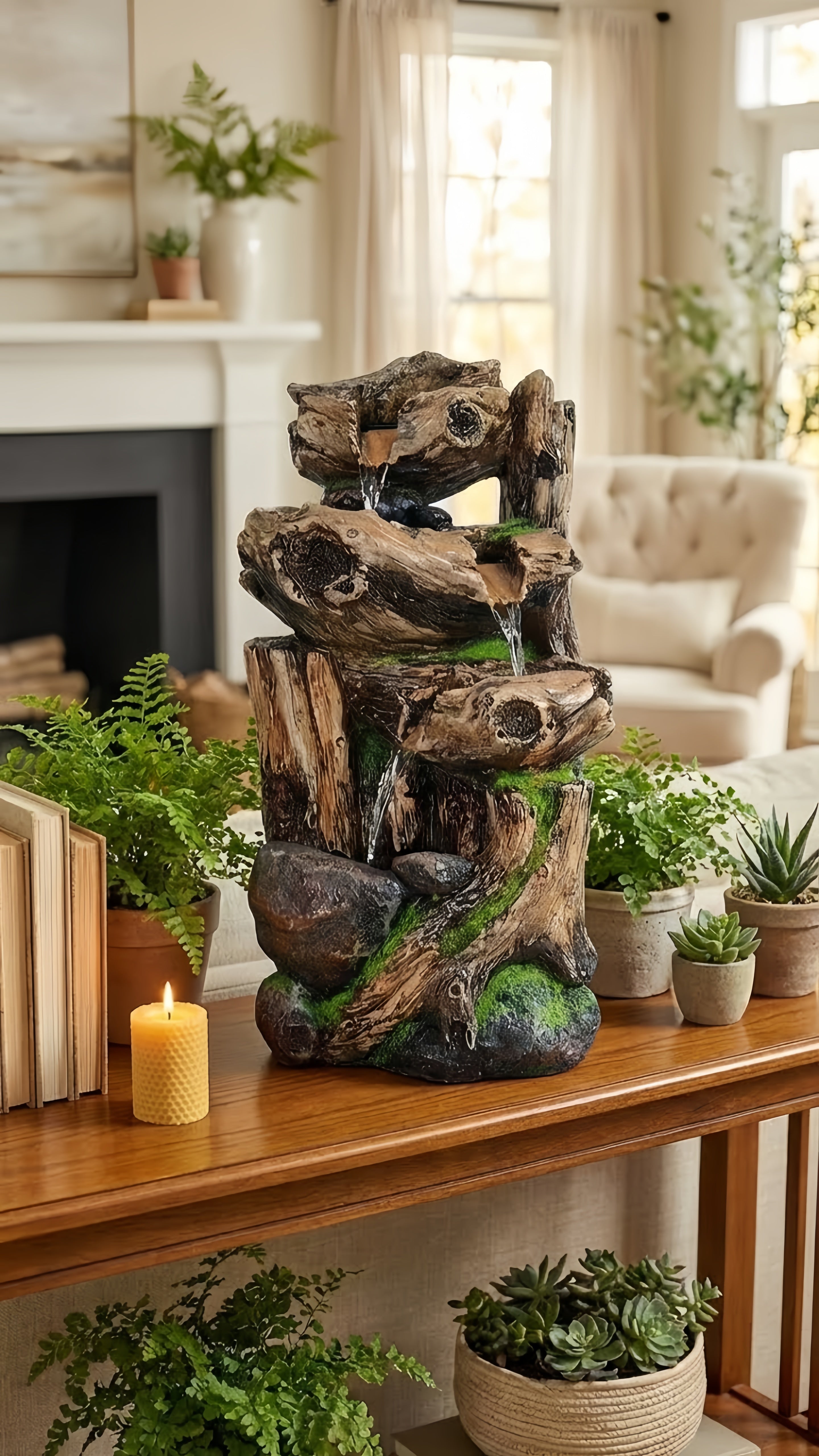 Fontaine de Table LED - Ambiance Relaxante