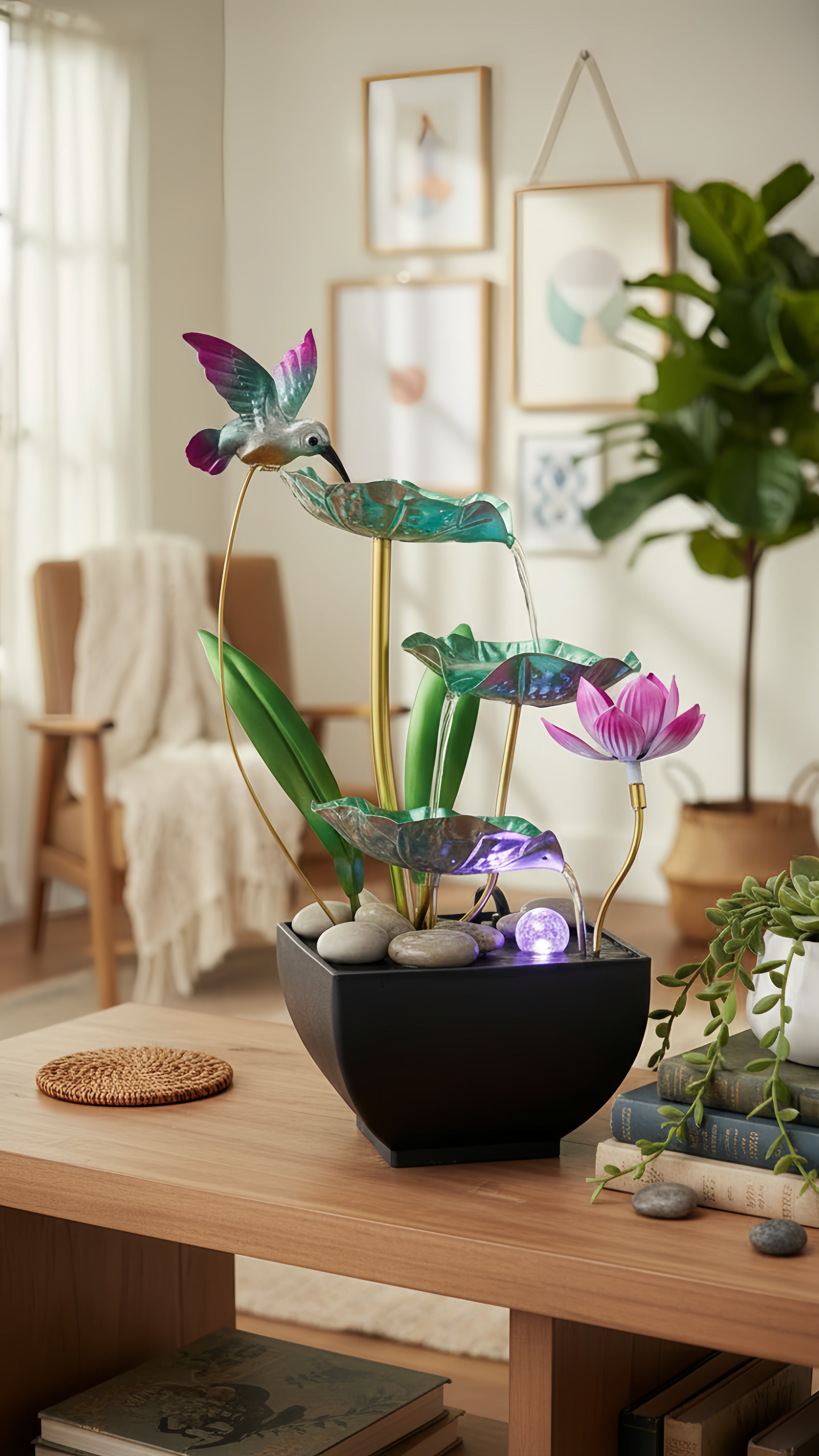 Fontaine d'eau moderne - Apportez la sérénité