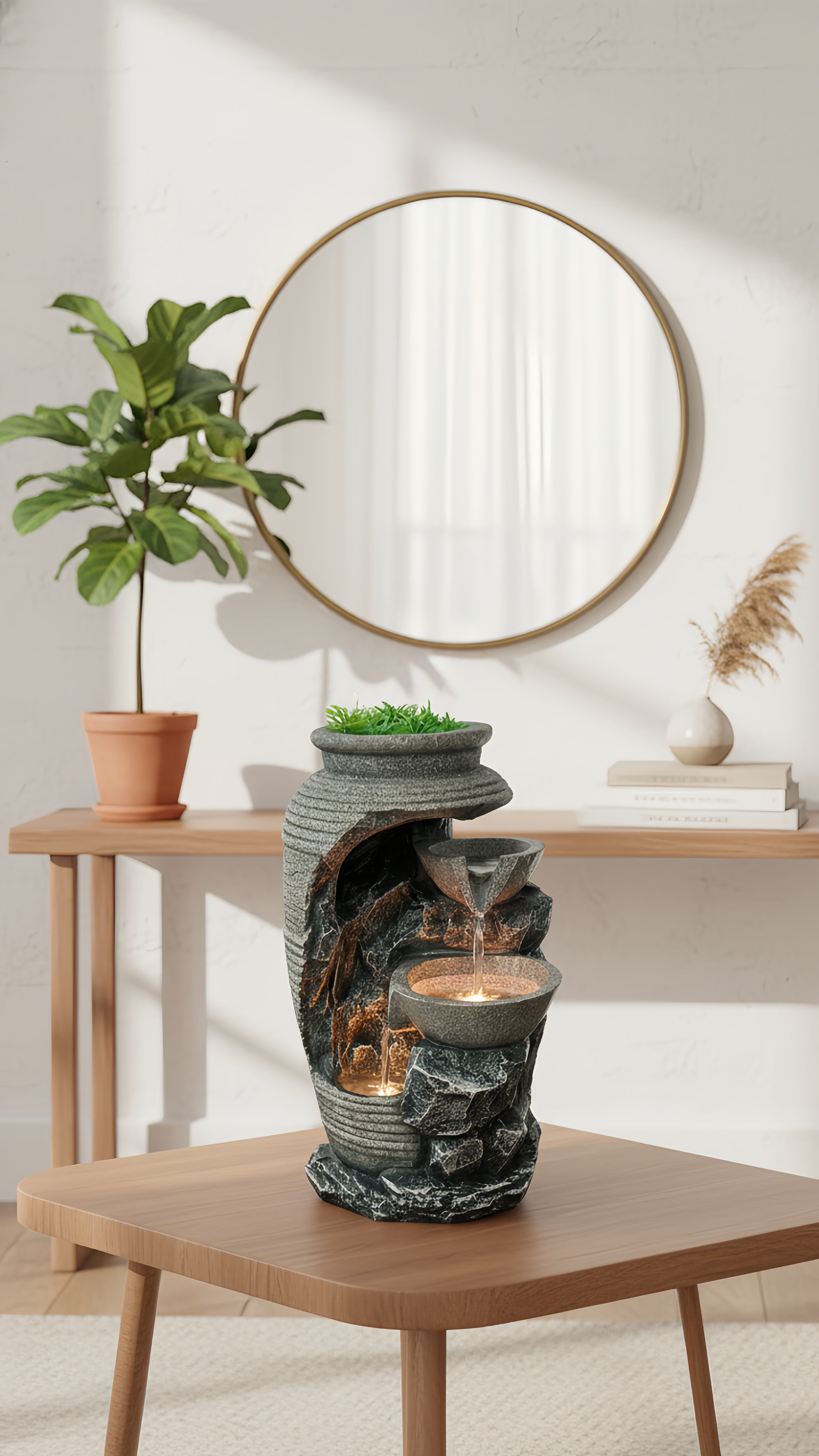 Fontaine d’Intérieur Élégante - Évasion Quotidienne avec Ambiance Naturelle