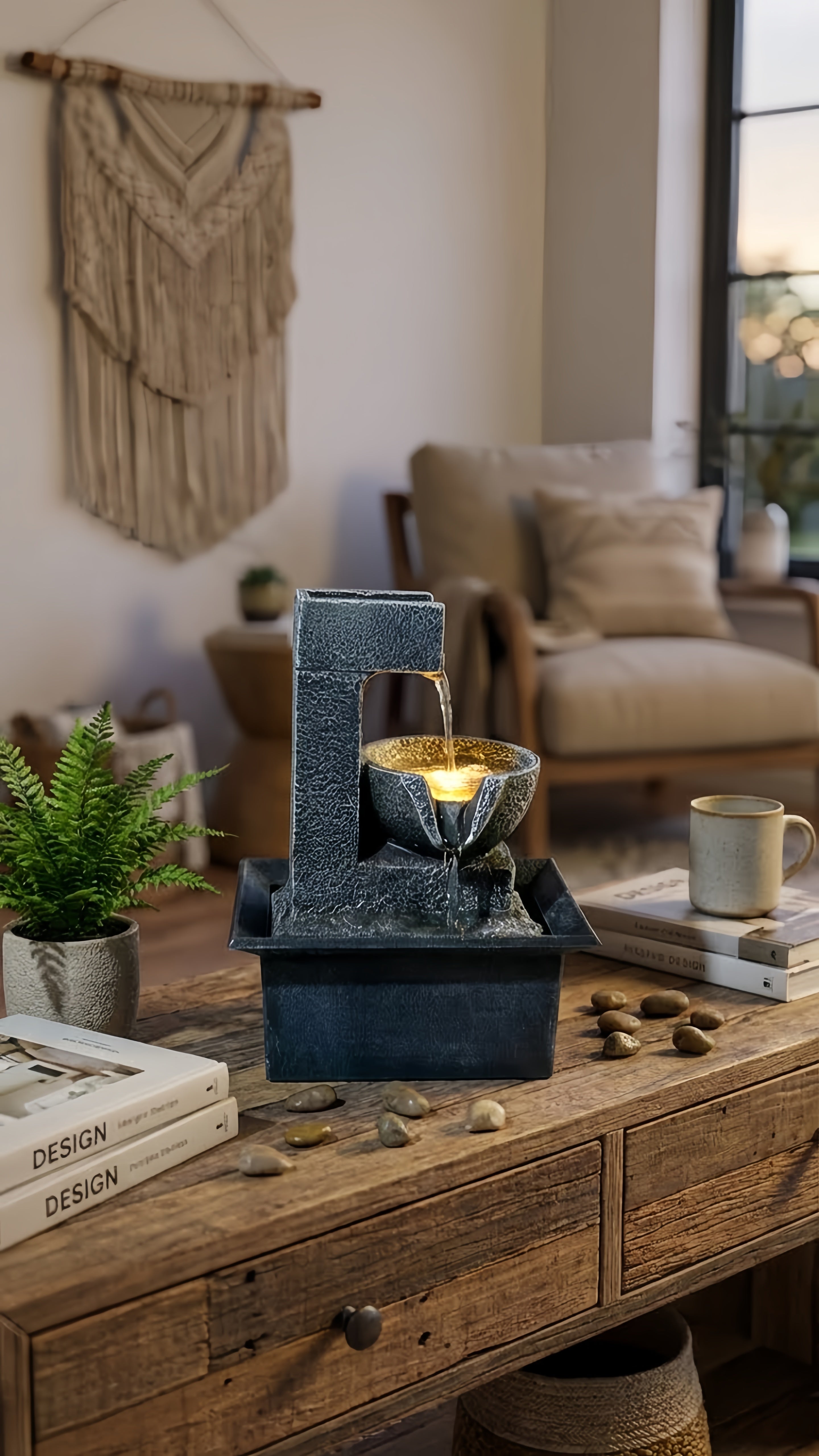 Fontaine de table zen : transformez votre espace en sanctuaire de calme