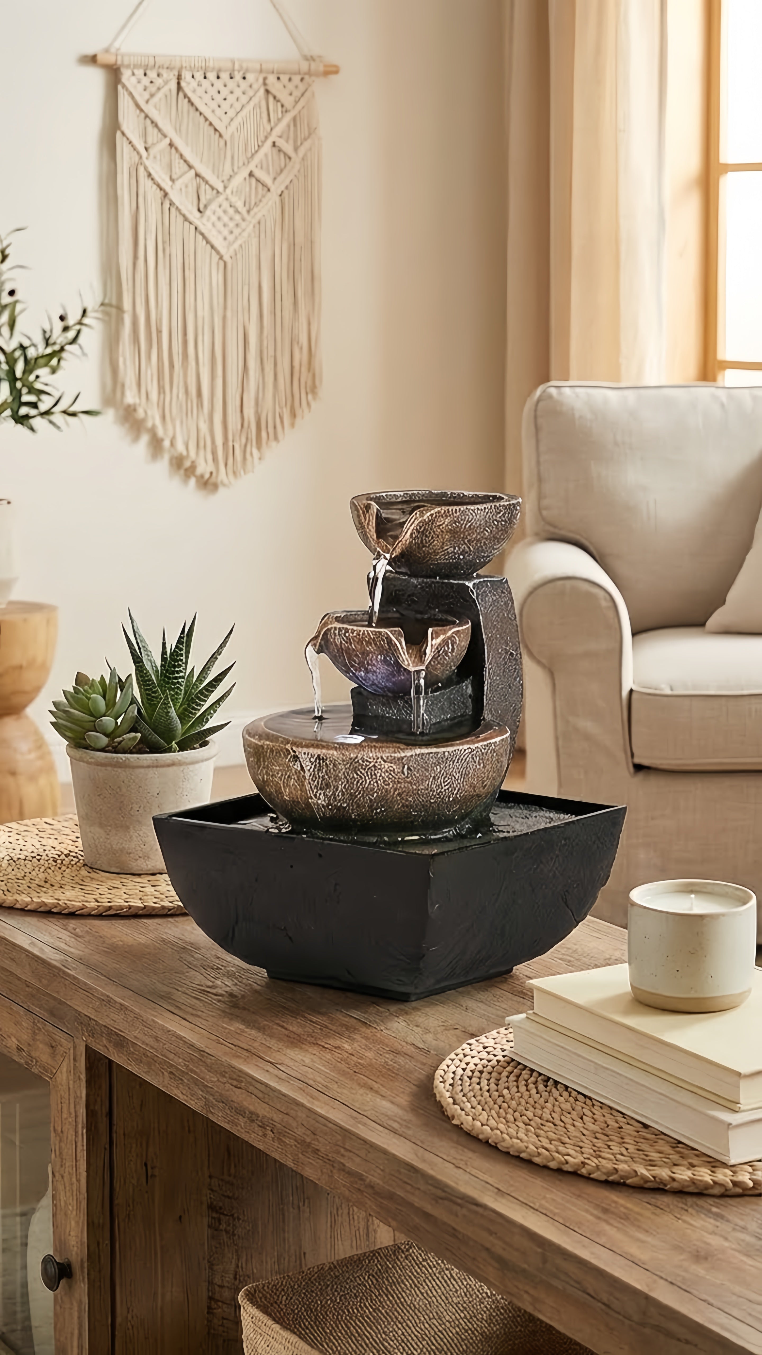 Fontaine de Bureau Zen - Détente Instantanée!