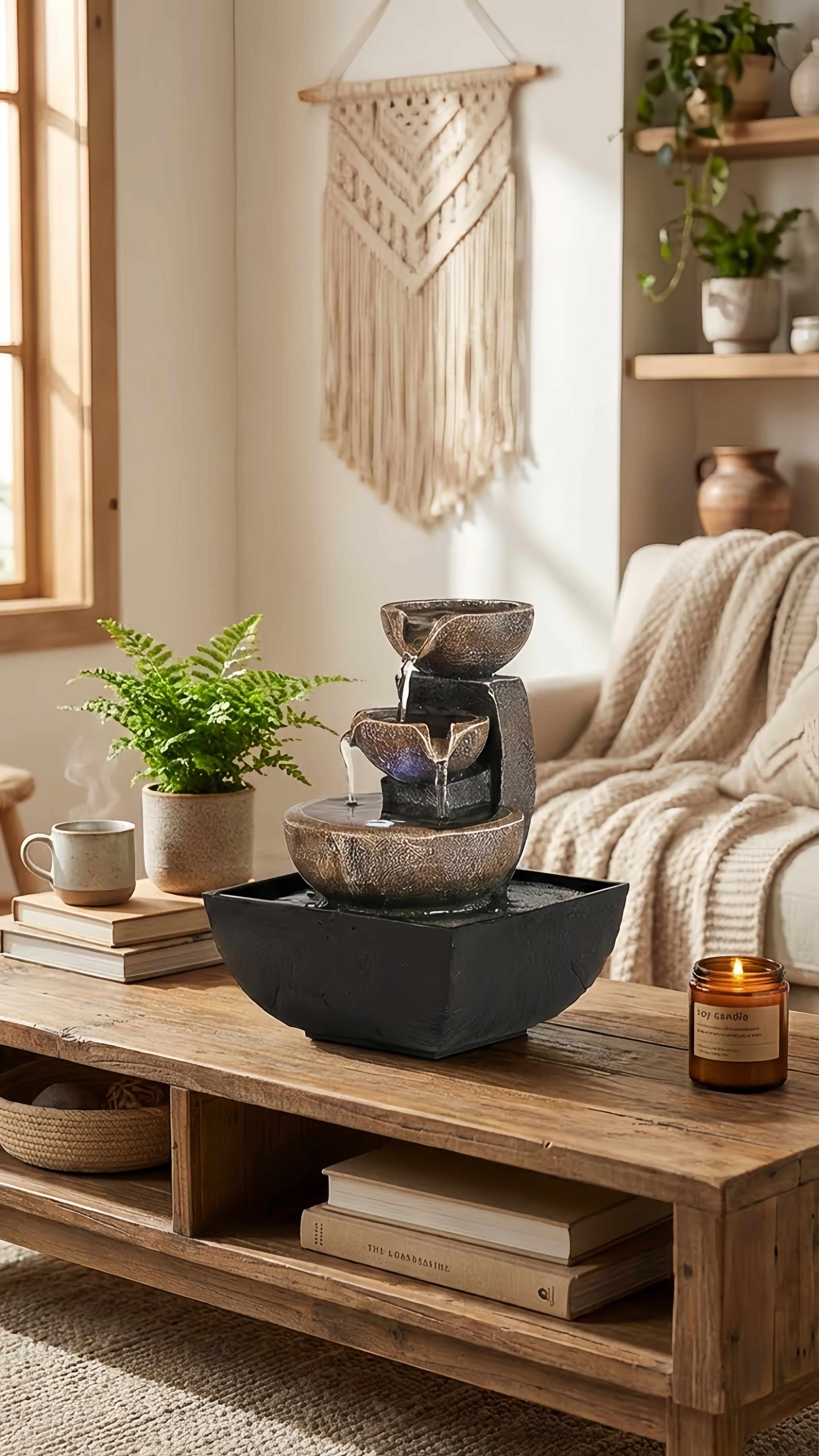 Fontaine de Bureau Zen - Détente Instantanée!