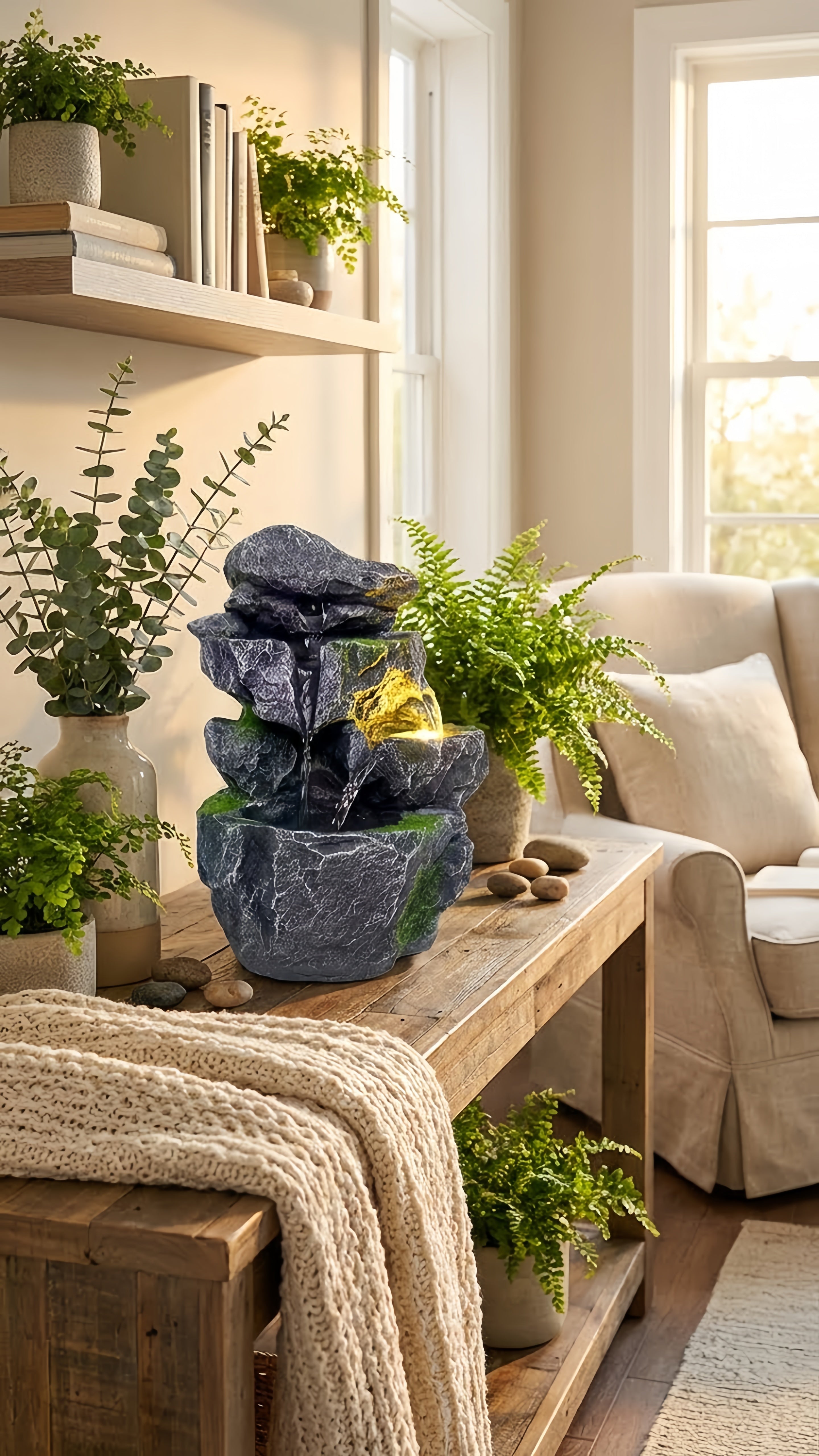 Fontaine d'Intérieur Zen - Apportez la sérénité chez vous!