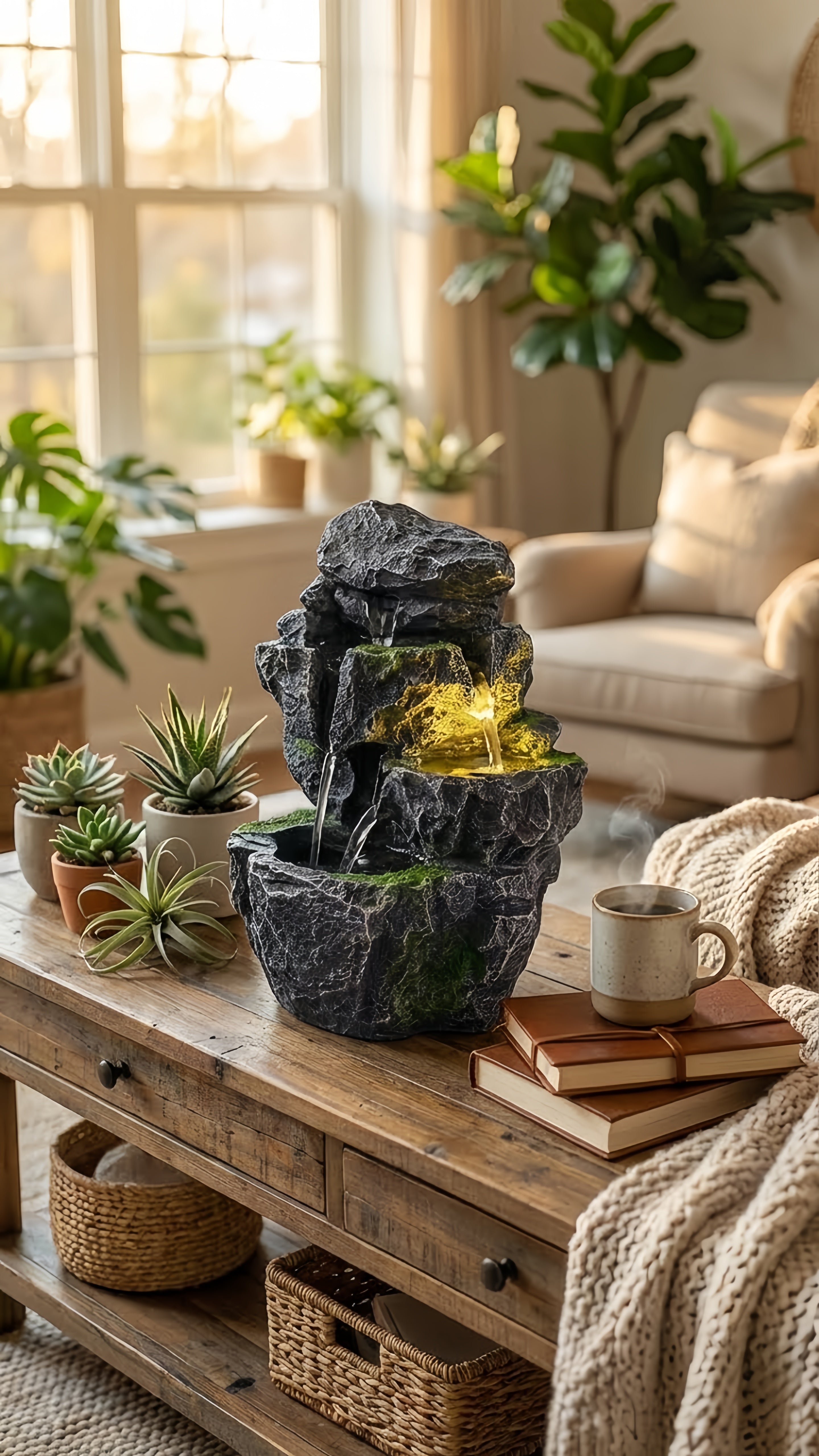 Fontaine d'Intérieur Zen - Apportez la sérénité chez vous!