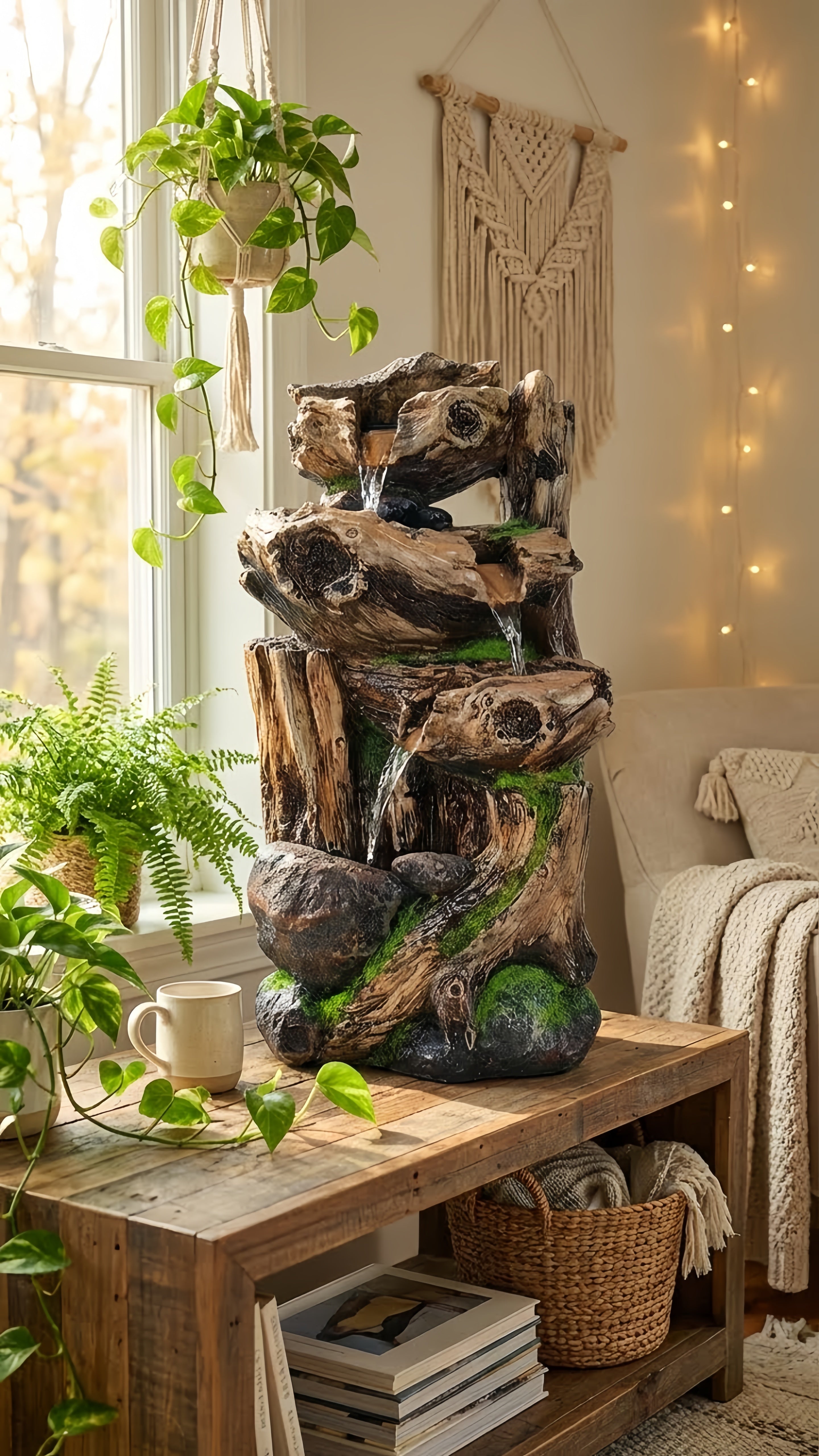 Fontaine de Table LED - Ambiance Relaxante